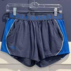 Under Armour Blue Athletic Shorts Size S Like New!